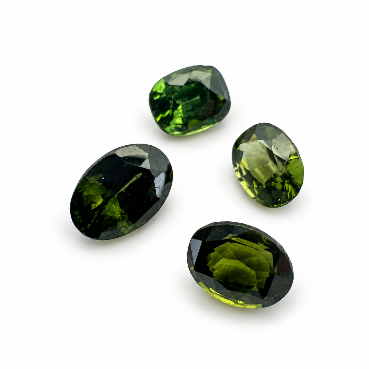 5.35ct Natural Ceylon Green Zircon Collection